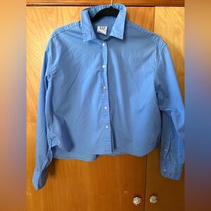 GAP the big shirt cropped size s/p